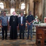 Mons. Kihara con il Vescovo di Saluzzo Mons. Cristiano Bodo